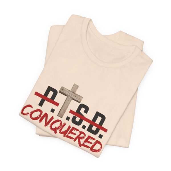 Christian women’s PTSD cross T-Shirt - Image 15