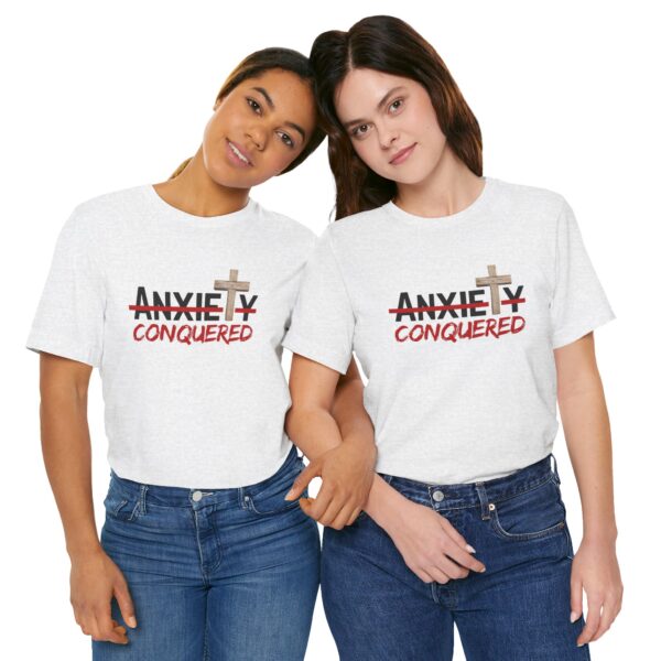 Christian women’s anxiety cross T-Shirt - Image 11