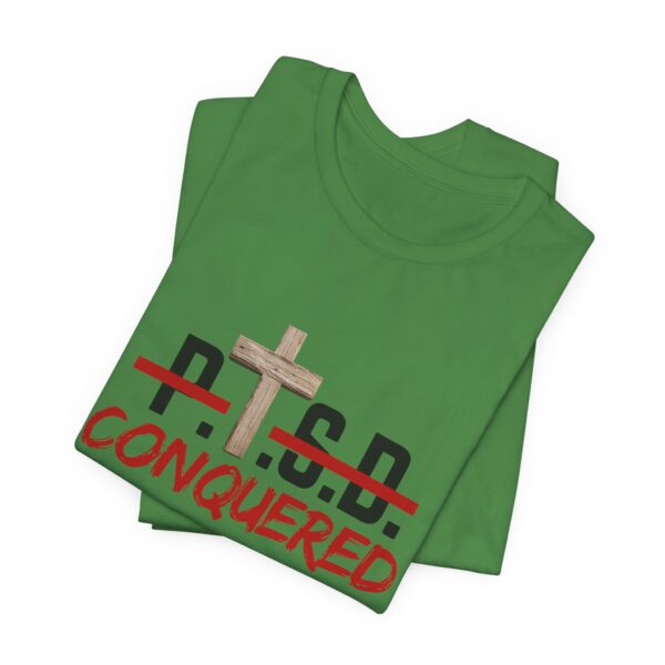 Christian women’s PTSD cross T-Shirt - Image 24