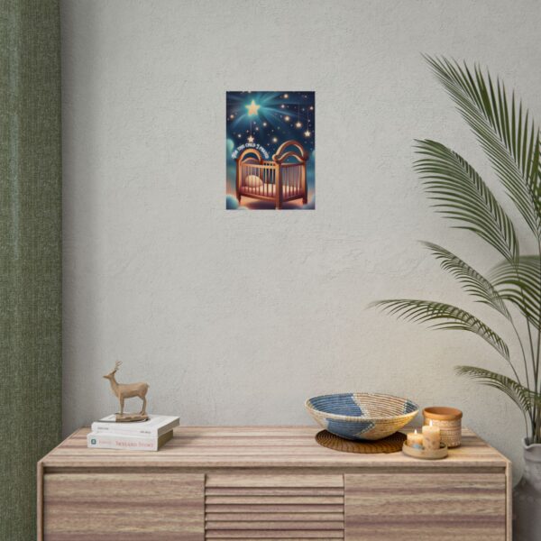 Christian For this child I prayed scripture baby poster print wall decor - Image 48