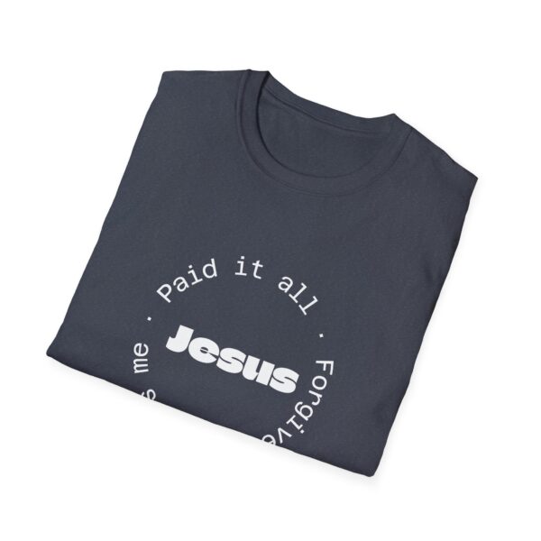 Christian men's Jesus paid it all T-Shirt - Image 42
