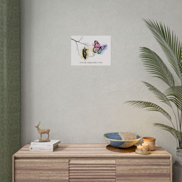 Christian scripture butterfly poster print - Image 20