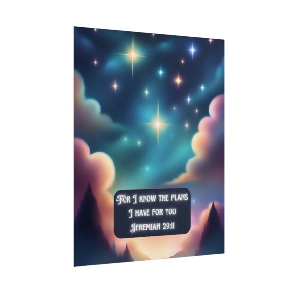 Christian Jeremiah 29:11 baby poster print wall decor baby shower gift - Image 27