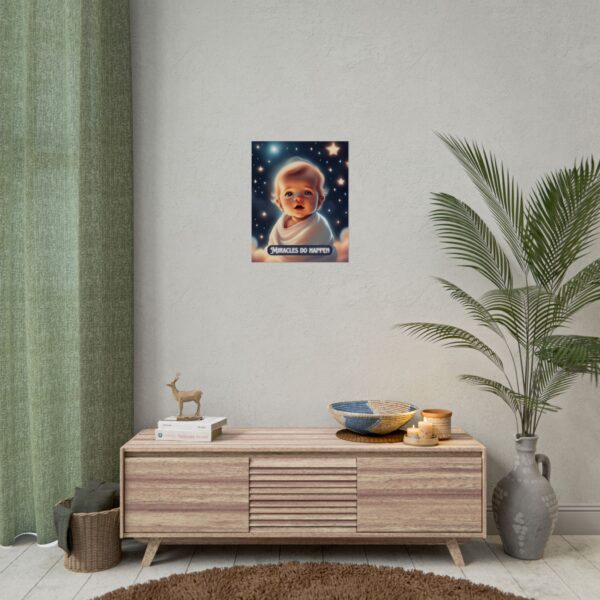 Christian miracles do happen baby poster print wall decor - Image 12