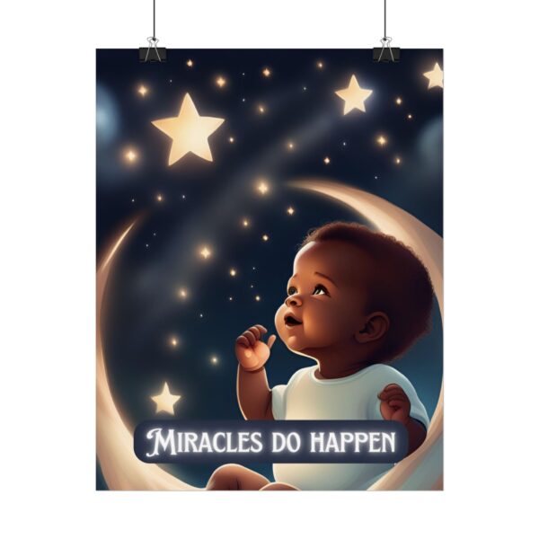 Christian miracles do happen baby poster print wall decor baby shower gift - Image 6