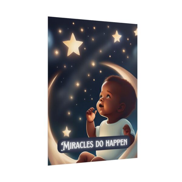Christian miracles do happen baby poster print wall decor baby shower gift - Image 35