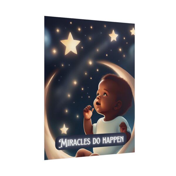 Christian miracles do happen baby poster print wall decor baby shower gift - Image 27