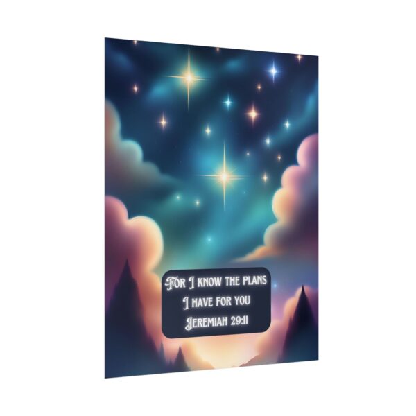 Christian Jeremiah 29:11 baby poster print wall decor baby shower gift - Image 7