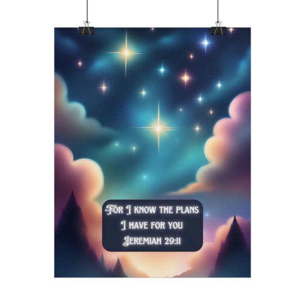 Christian Jeremiah 29:11 baby poster print wall decor baby shower gift - Image 26