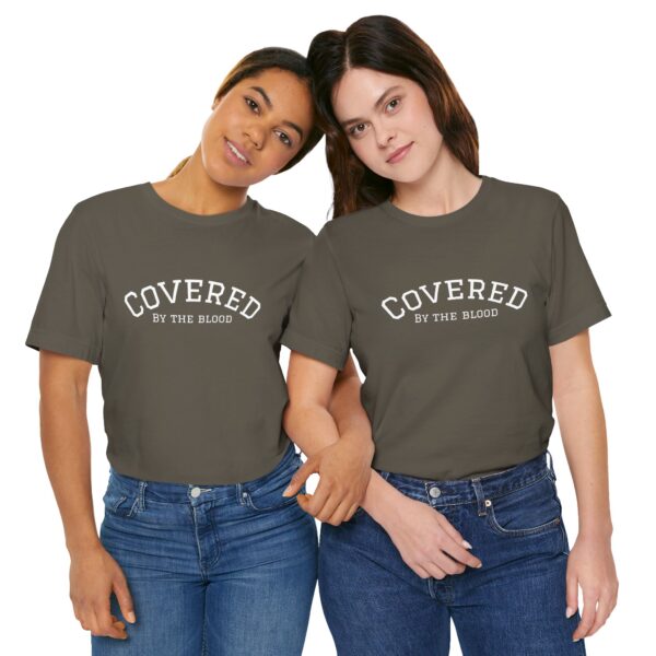 Christian women’s covered by the blood Jesus T-Shirt - Image 20