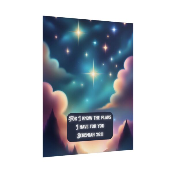 Christian Jeremiah 29:11 baby poster print wall decor baby shower gift - Image 23