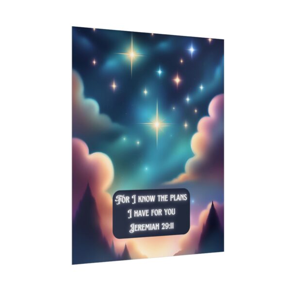 Christian Jeremiah 29:11 baby poster print wall decor baby shower gift - Image 11