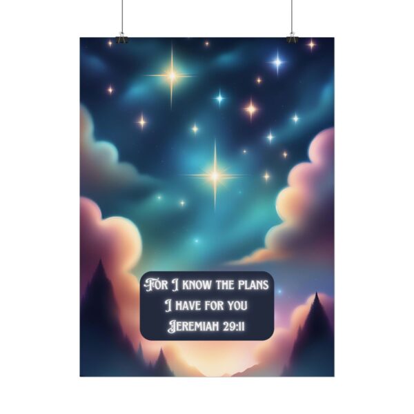 Christian Jeremiah 29:11 baby poster print wall decor baby shower gift - Image 14