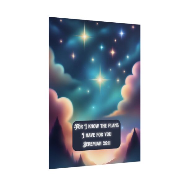 Christian Jeremiah 29:11 baby poster print wall decor baby shower gift - Image 35