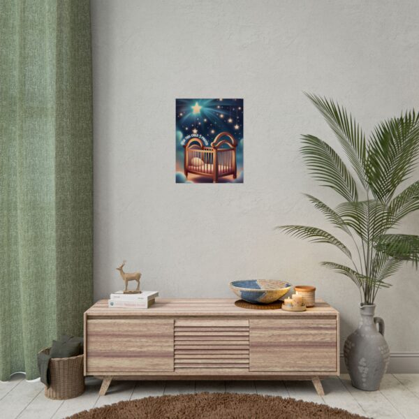 Christian For this child I prayed scripture baby poster print wall decor - Image 12