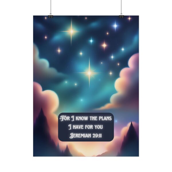 Christian Jeremiah 29:11 baby poster print wall decor baby shower gift - Image 34