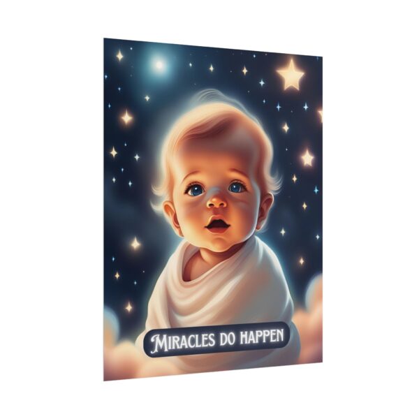 Christian miracles do happen baby poster print wall decor - Image 23