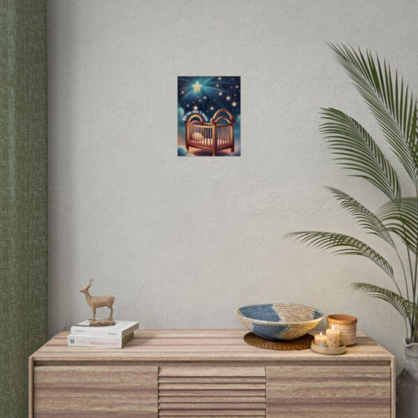 Christian For this child I prayed scripture baby poster print wall decor - Image 8