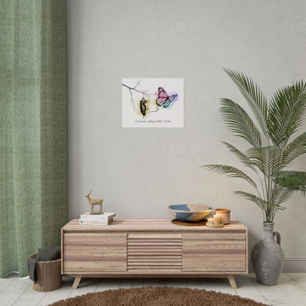 Christian scripture butterfly poster print - Image 12