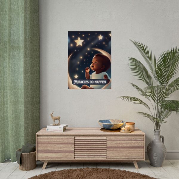 Christian miracles do happen baby poster print wall decor baby shower gift - Image 20