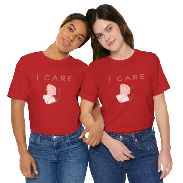Christian women’s I care T-Shirt - Image 38