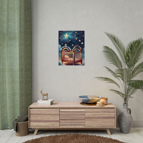 Christian For this child I prayed scripture baby poster print wall decor - Image 16