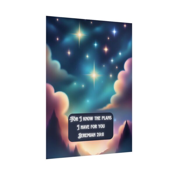 Christian Jeremiah 29:11 baby poster print wall decor baby shower gift - Image 19