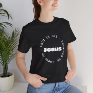 Christian women’s Jesus paid it all T-Shirt