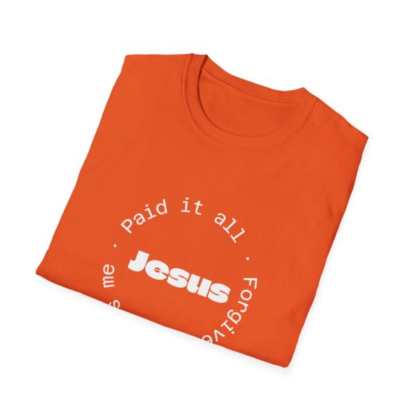 Christian men's Jesus paid it all T-Shirt - Image 24