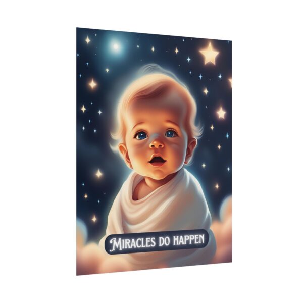 Christian miracles do happen baby poster print wall decor - Image 27