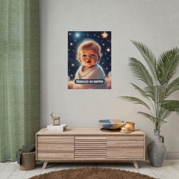 Christian miracles do happen baby poster print wall decor - Image 40