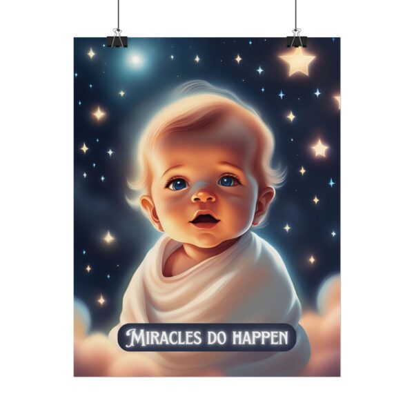 Christian miracles do happen baby poster print wall decor - Image 26