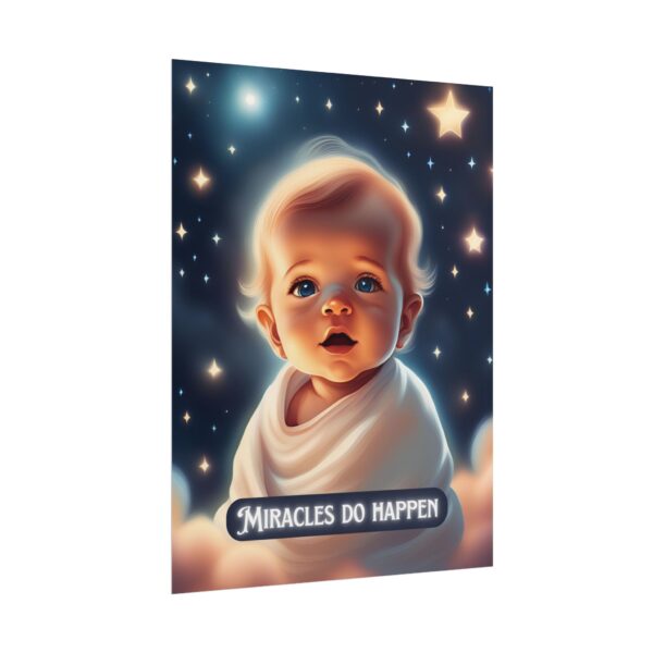Christian miracles do happen baby poster print wall decor - Image 39
