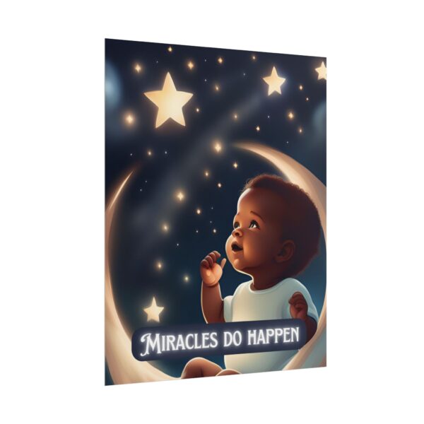 Christian miracles do happen baby poster print wall decor baby shower gift - Image 23