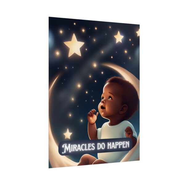 Christian miracles do happen baby poster print wall decor baby shower gift - Image 19